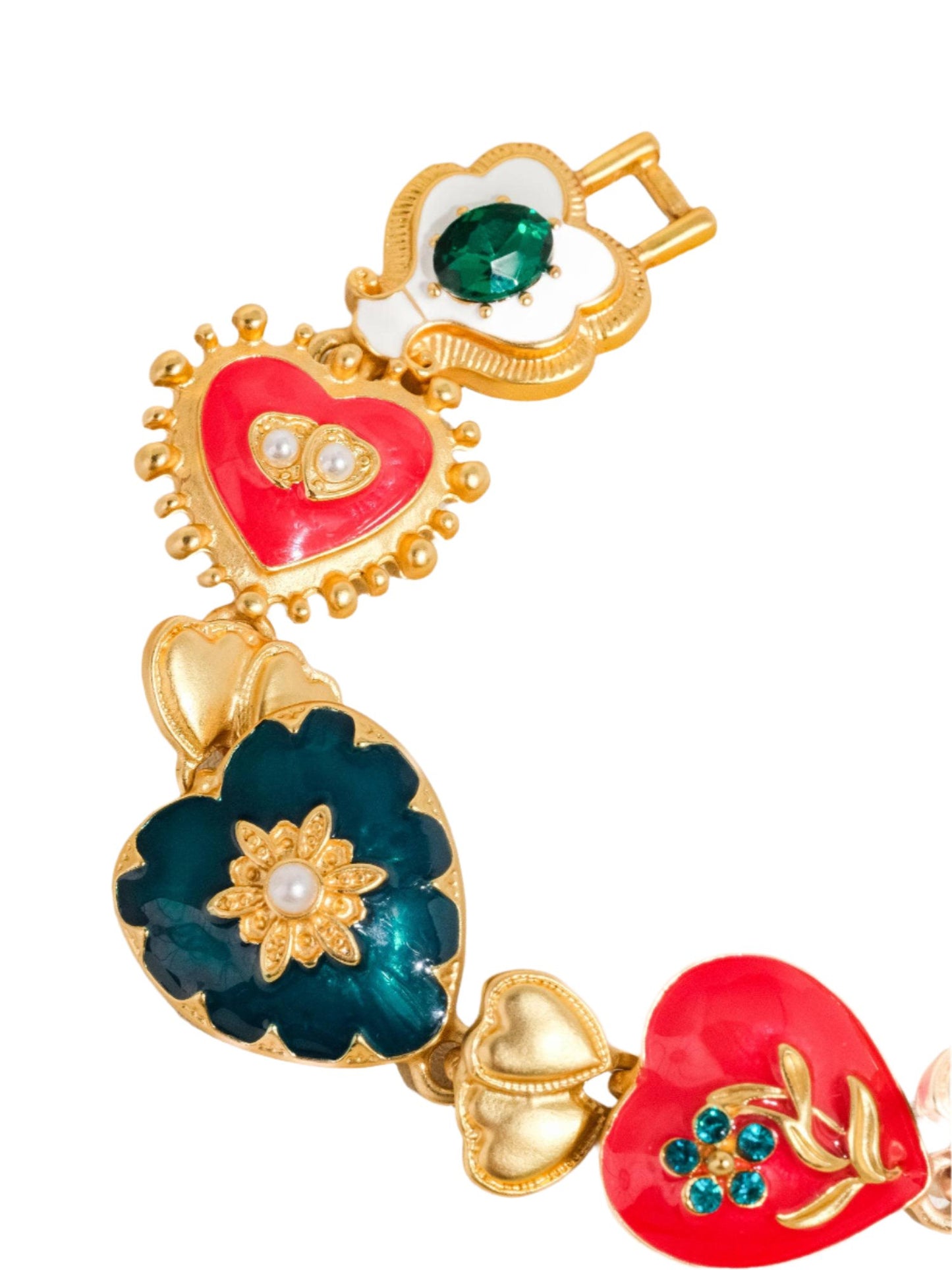 Baroque Heart Bracelet