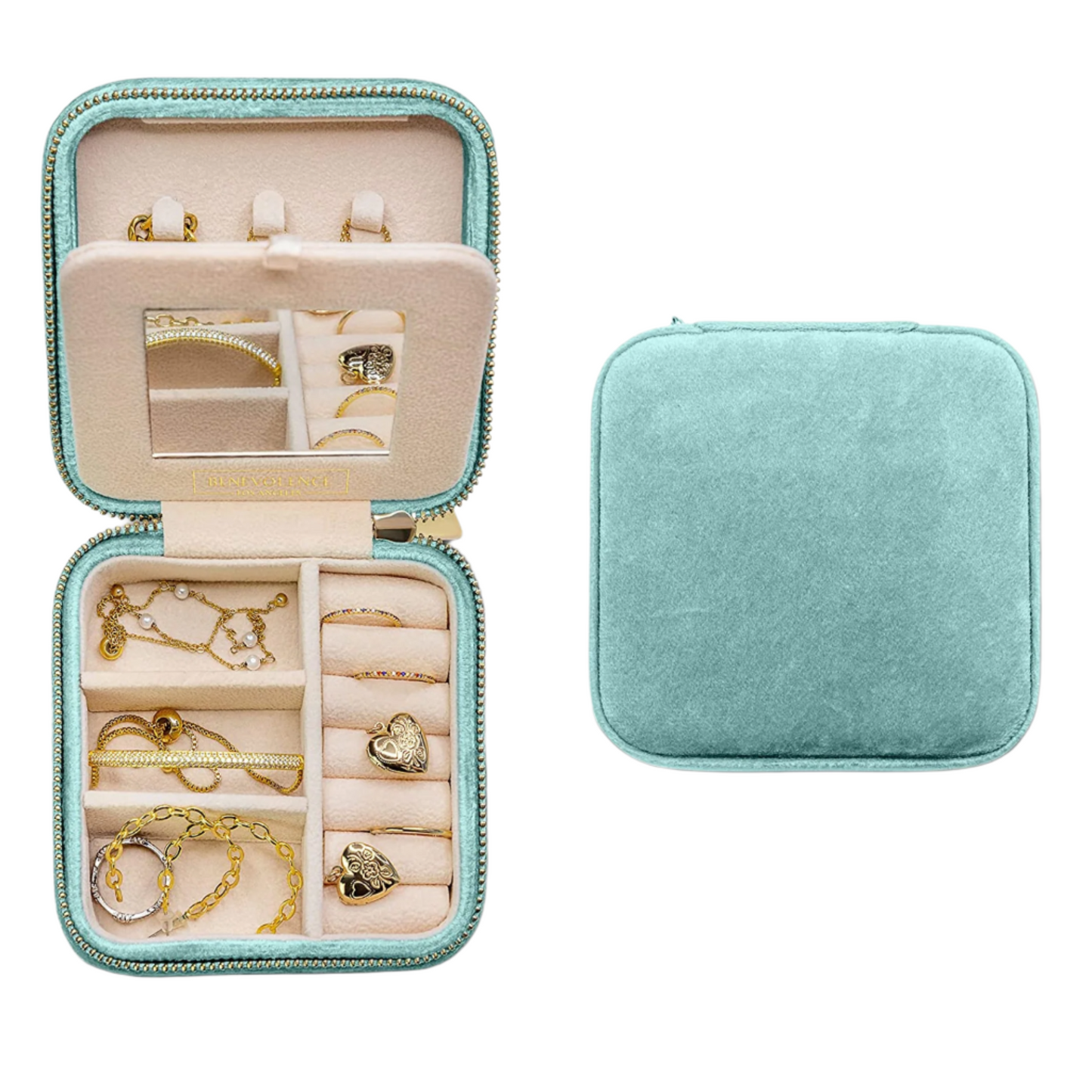 Square Jewelry Box - Velvet