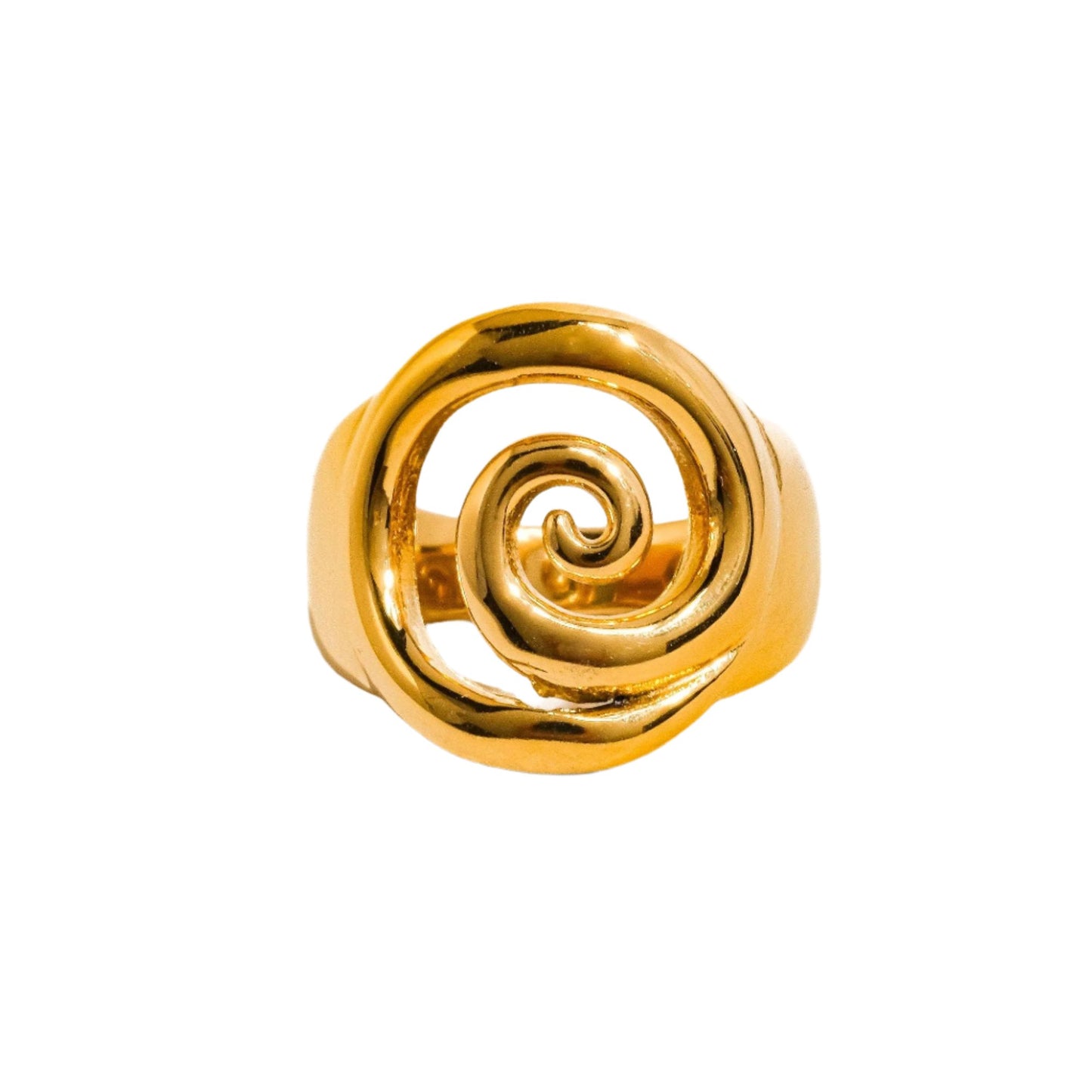 Swirl Ring - 18K Gold