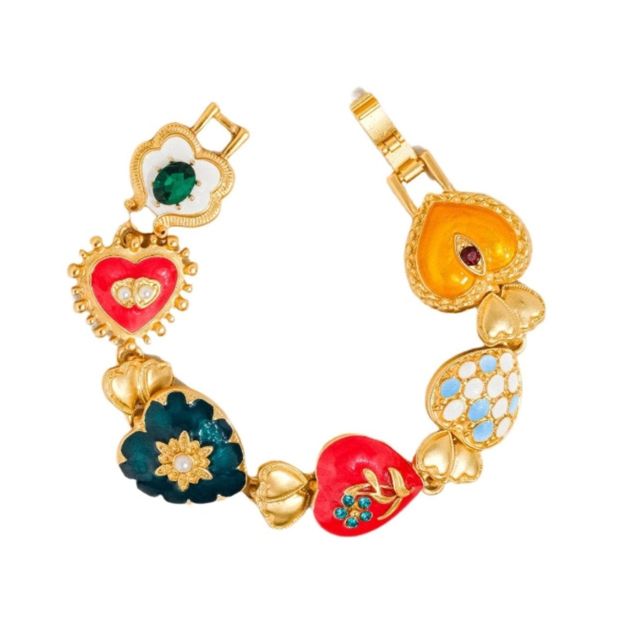 Baroque Heart Bracelet