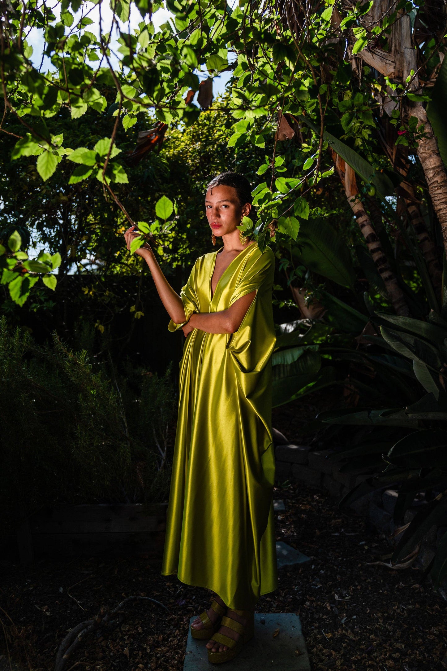 Kaftan - Lime Grove Shimmer