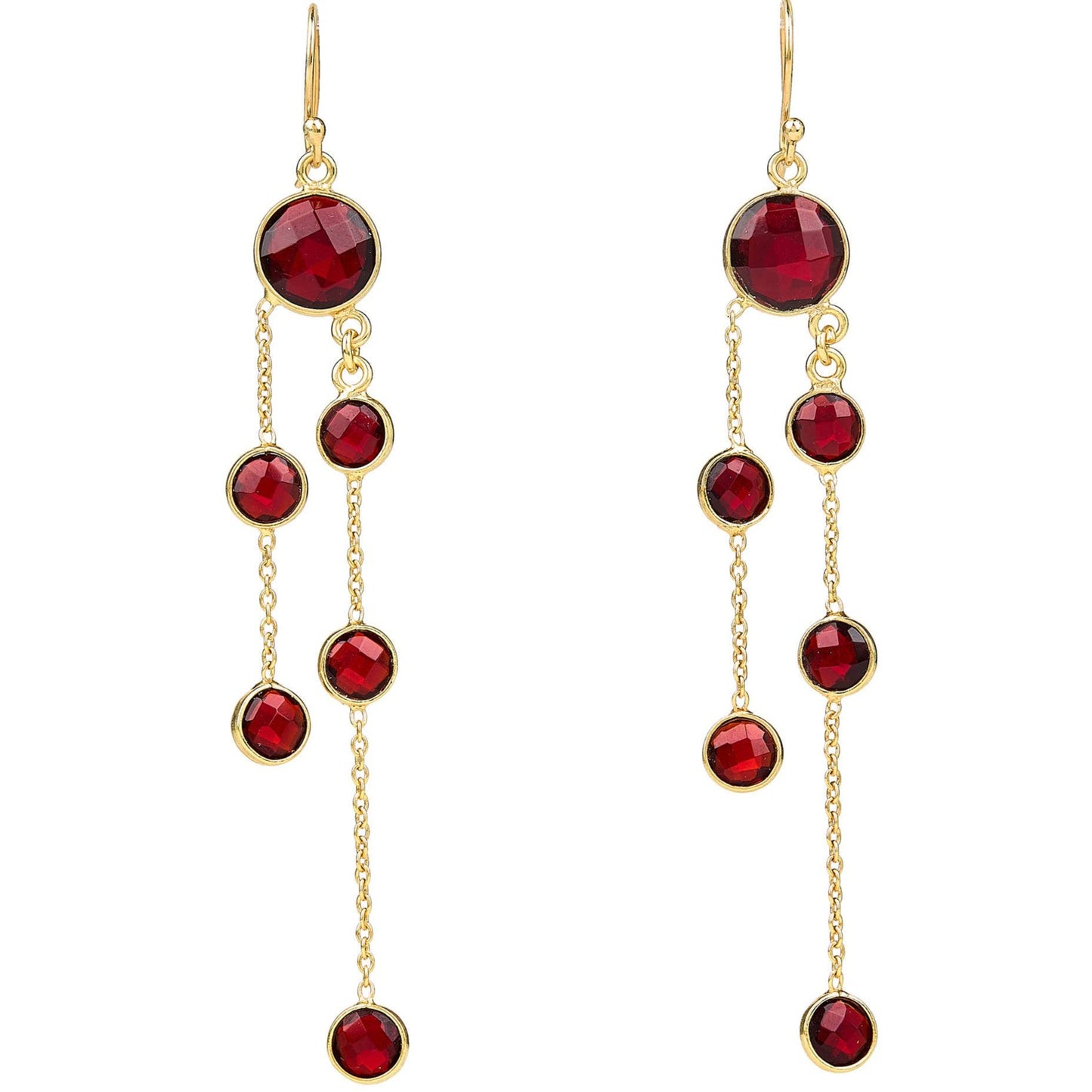 Circle Chandeliers - Garnet
