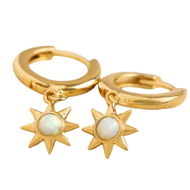Opal Sun Earrings