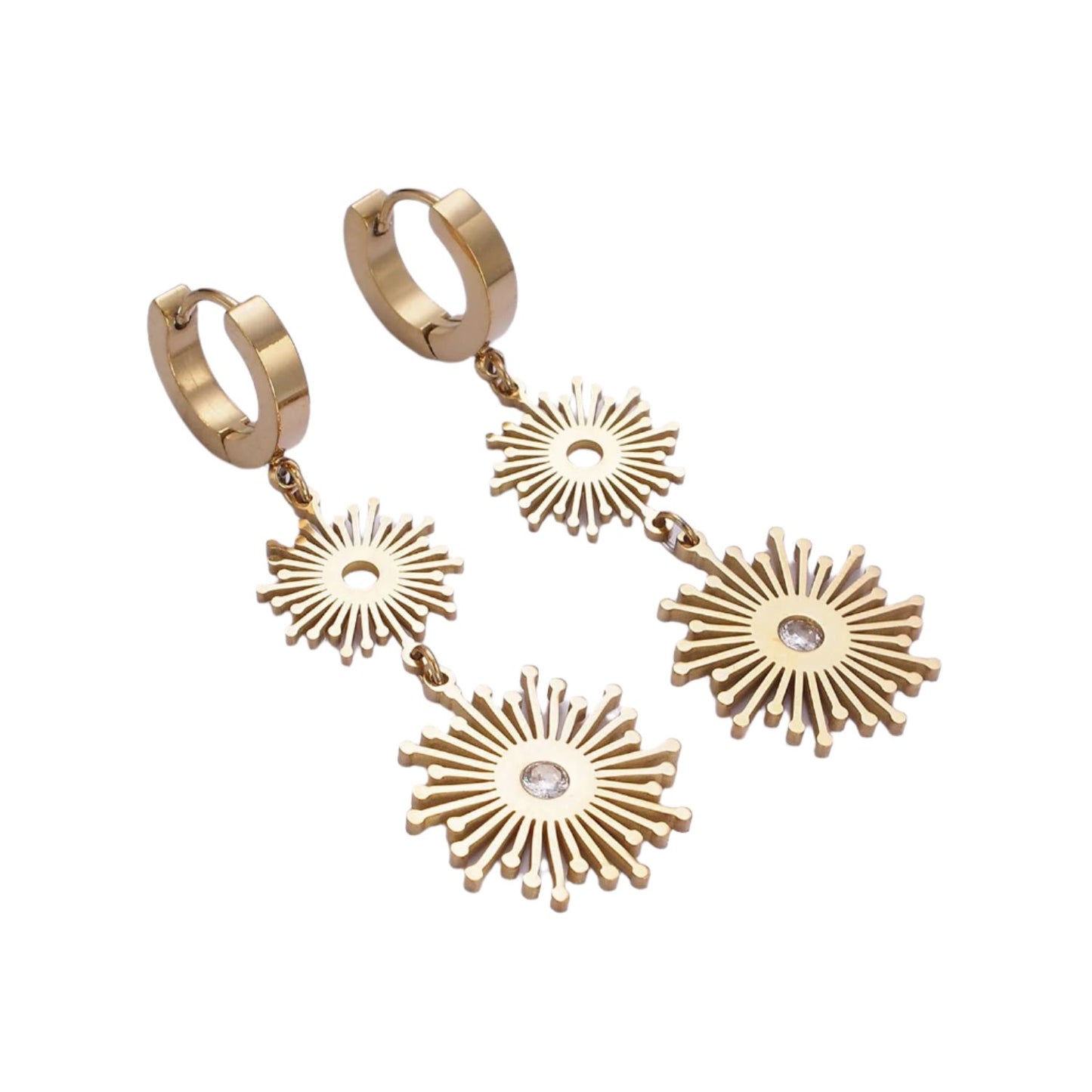 Celestial Sun Ray Earrings