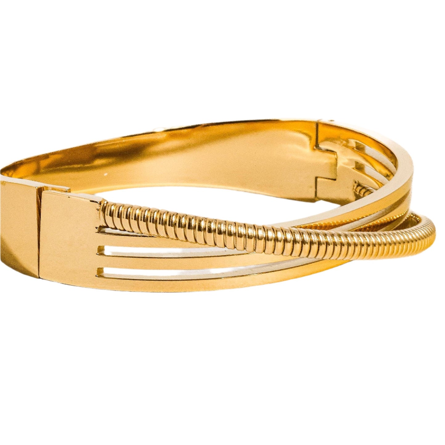 Chevalier Bangle Bracelet - 18K Gold